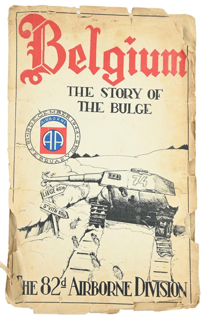 US WW2 82nd Airborne Division Battle of the Bulge Document Set