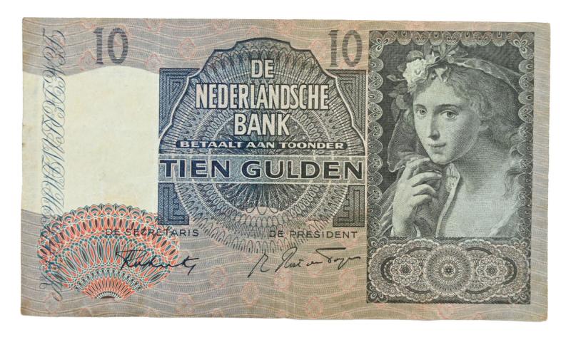 Dutch WW2 Currency Banknote 1942