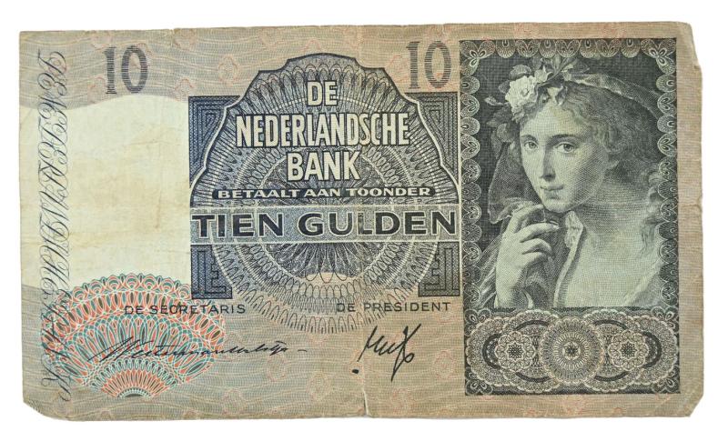 Dutch WW2 Currency Banknote 1940
