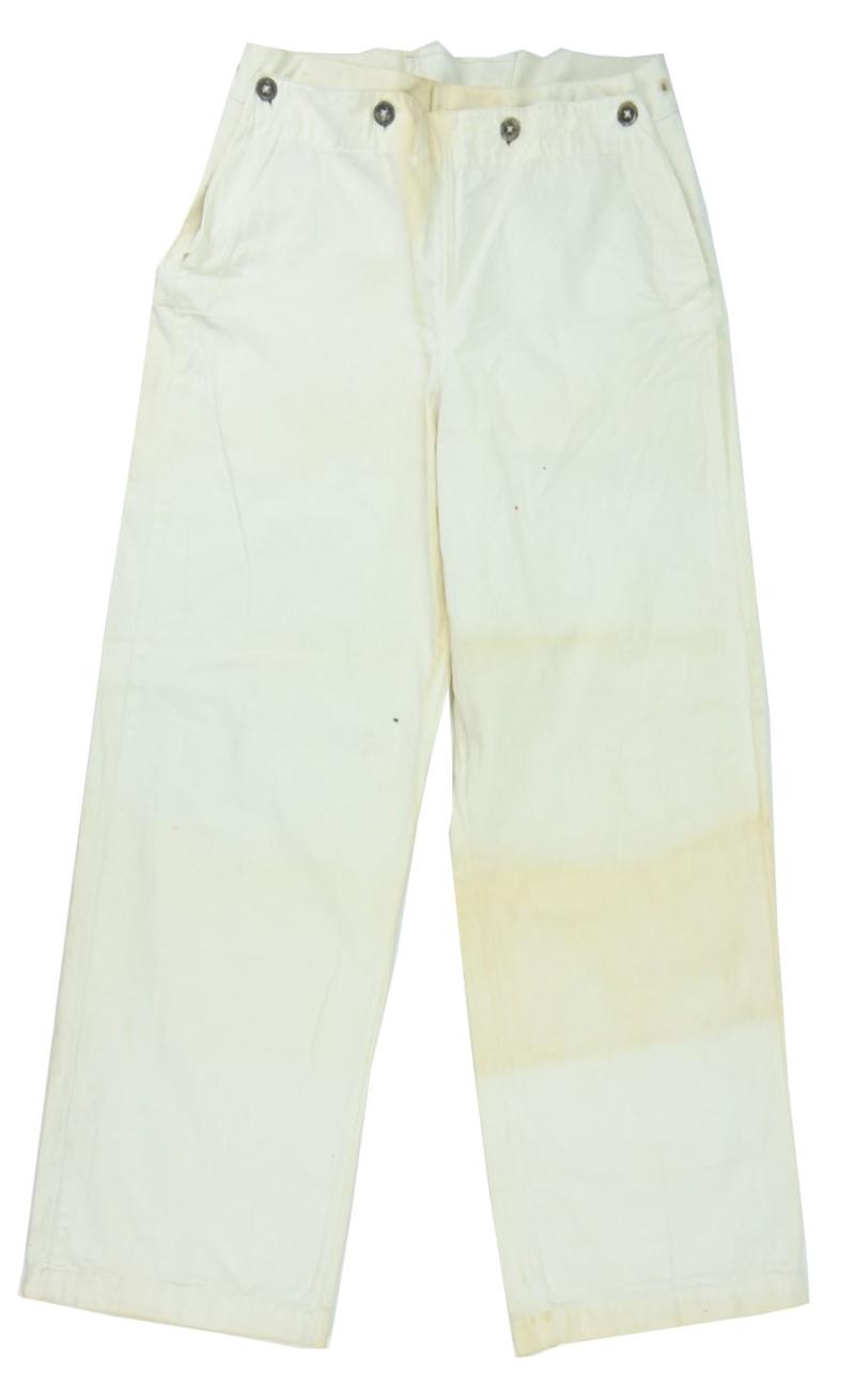 German KM EM White Trousers