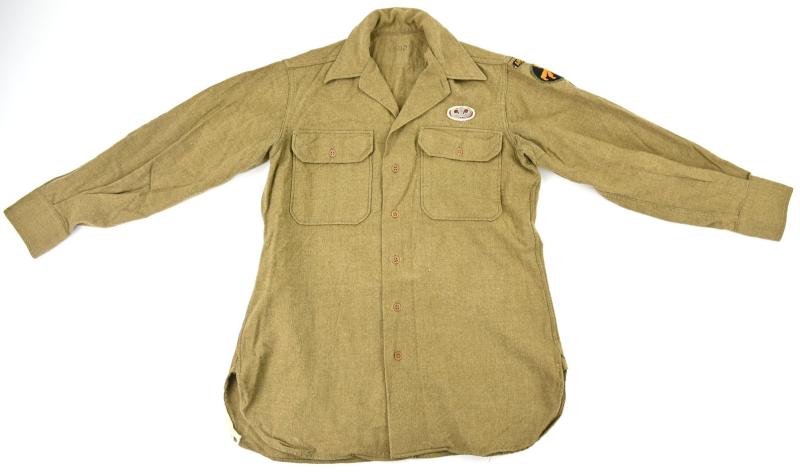 US WW2 17th Airborne Division Wool Shirt