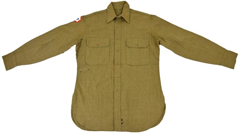US WW2 Service Company Wool Shirt