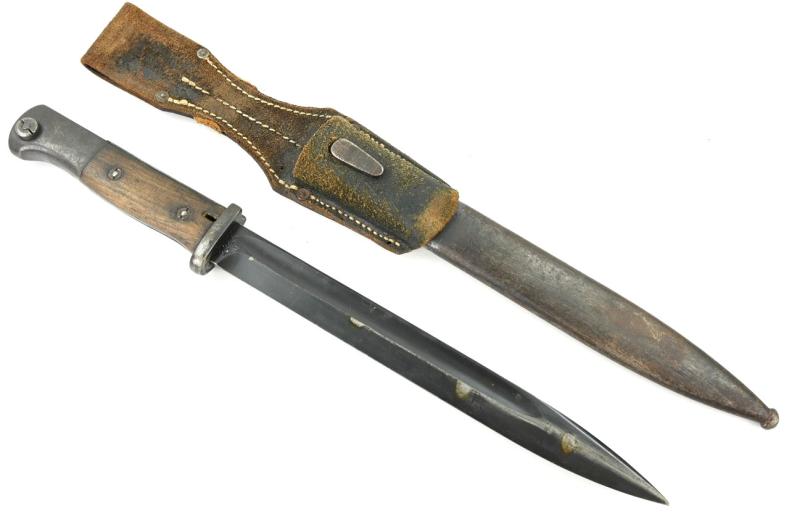 German WH K98 Mauser Bayonet with Frog