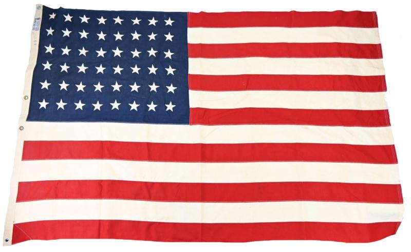 US WW2 48 Star Stars & Stripes National Flag 'Bull-dog'