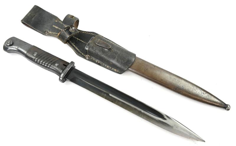 German WH K98 Mauser Bayonet with Frog