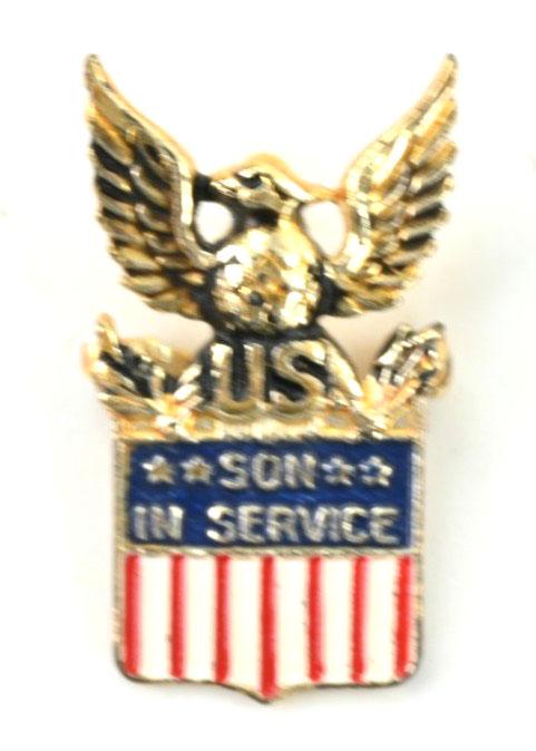 US WW2 Son in Service Stickpin