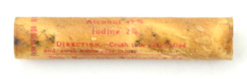 US WW2 Medical Tube 'Vaporole'