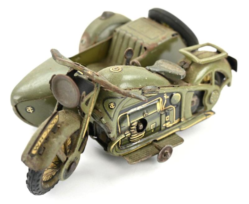 German Tippco WH-700 Toy Motorcycle with side car