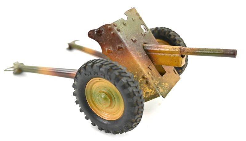 German Lineol Wehrmacht Toy PAK 38 Canon