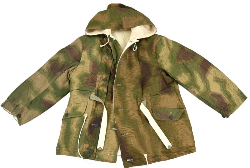 German WH Reversible Water & Tan Winter Parka Jacket
