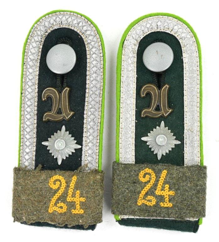 German WH NCO Panzer Grenadier Shoulderboard Set