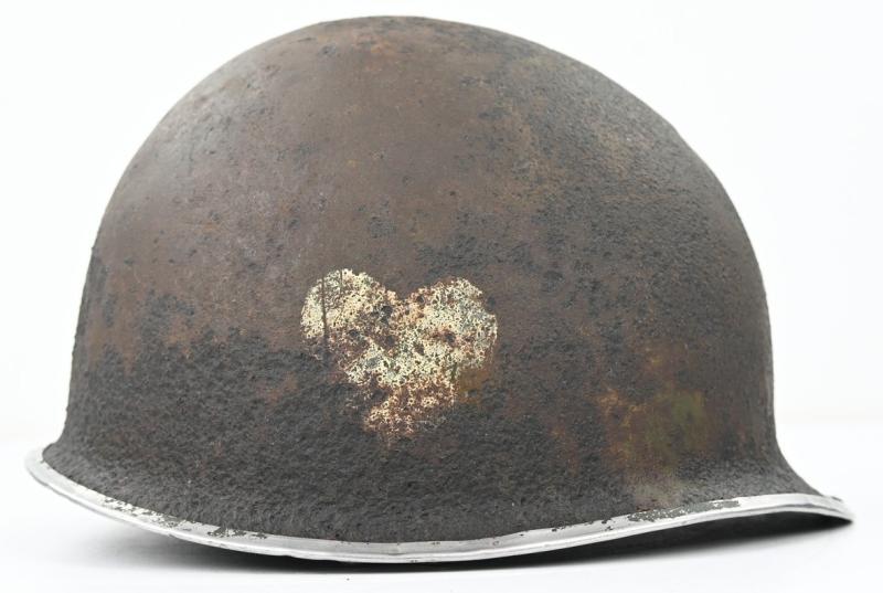 US WW2 101st Airborne Division/ 502nd Parachute Infantry Regiment Combat Helmet 'Bastogne'