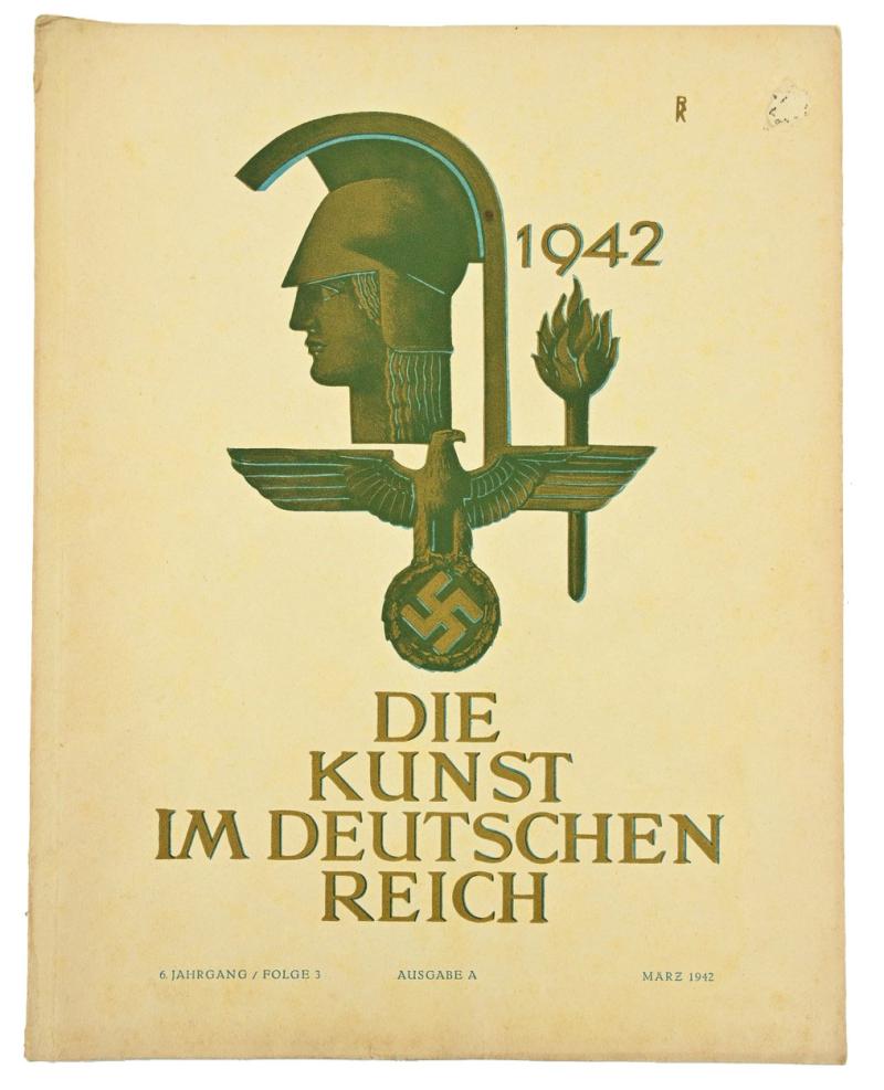 German Third Reich Magazine 'die Kunst im Dritten Reich' 1944