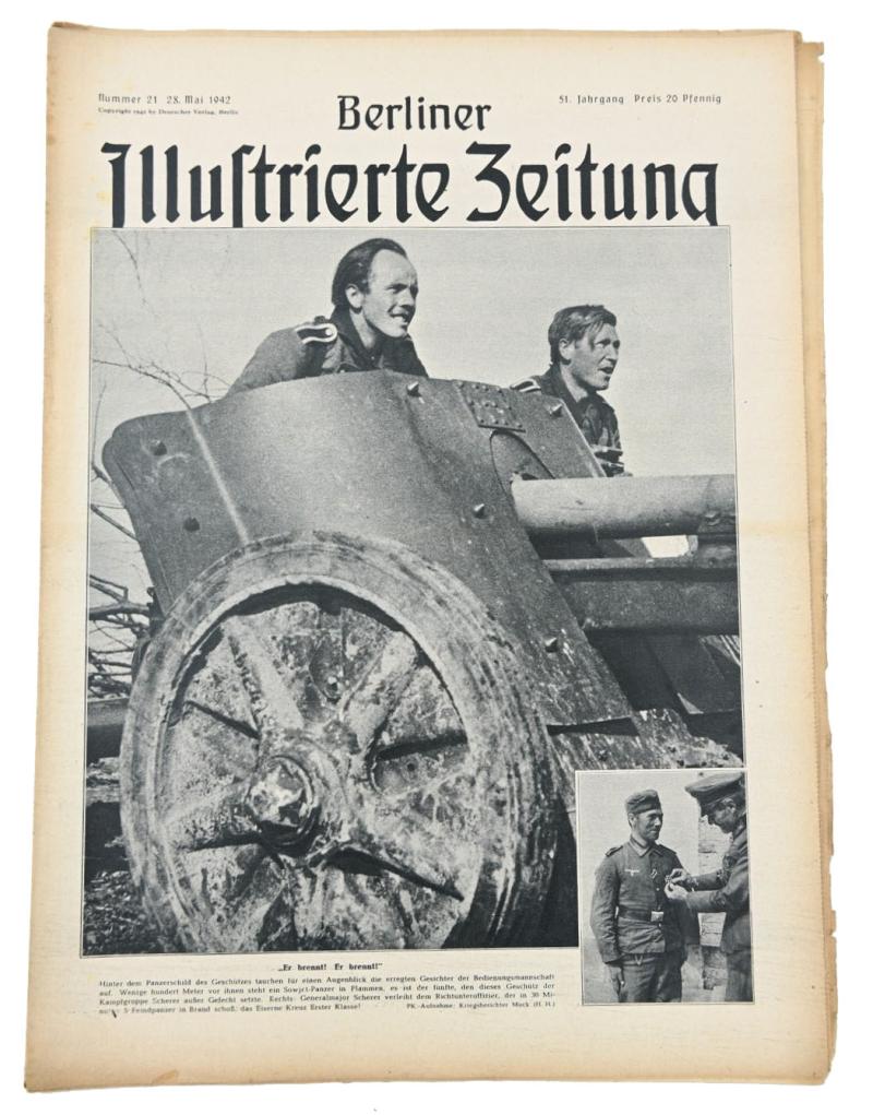 German Berliner Illustrierte Zeitung Newspaper 1942