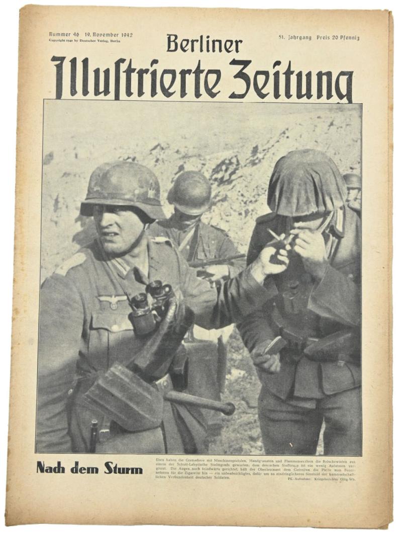 German Berliner Illustrierte Zeitung Newspaper 1942