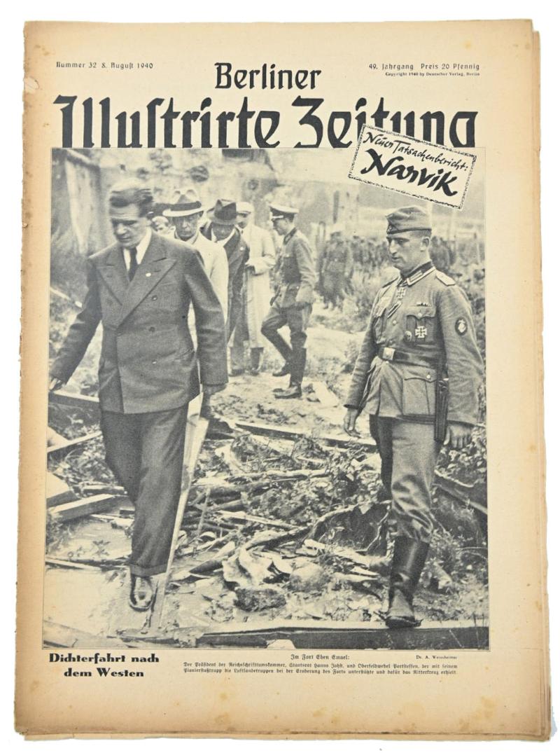 German Berliner Illustrierte Zeitung Newspaper 1940