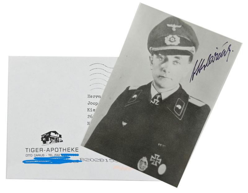 Signature of WH KC-OLC Recipient 'Otto Carius'