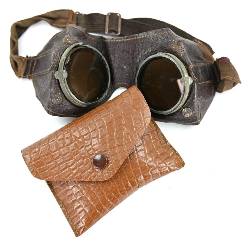 German WH Dust Goggles in Pouch