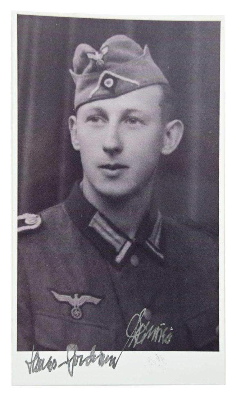 Signature of Wehrmacht Heer KC Recipient 'Hans-Joachim Heinrici'