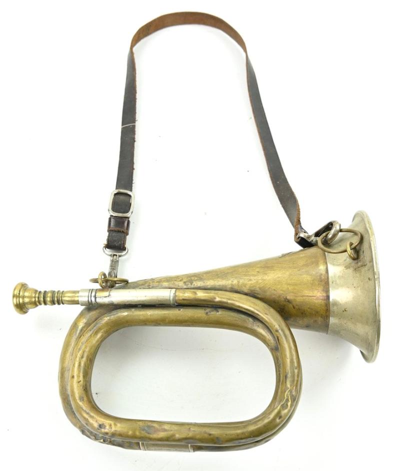 German HJ Trumpet with Carrying Strap