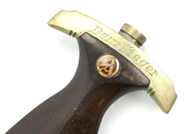 German Engraved SA M-1933 Officer's Dagger 'F. Herder A.S. Solingen'