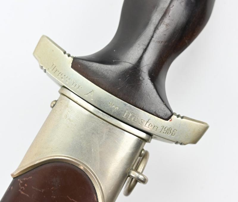 German Engraved SA M-1933 Officer's Dagger 'F. Herder A.S. Solingen'