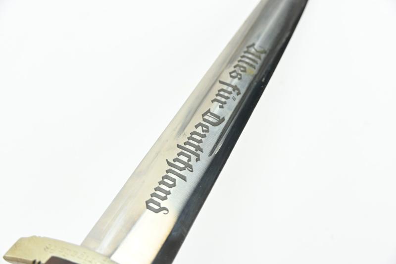 German Engraved SA M-1933 Officer's Dagger 'F. Herder A.S. Solingen'