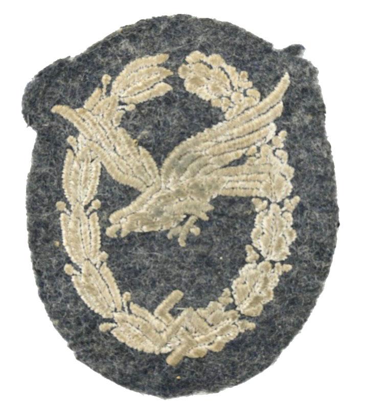 German LW Airgunner Badge in Cloth