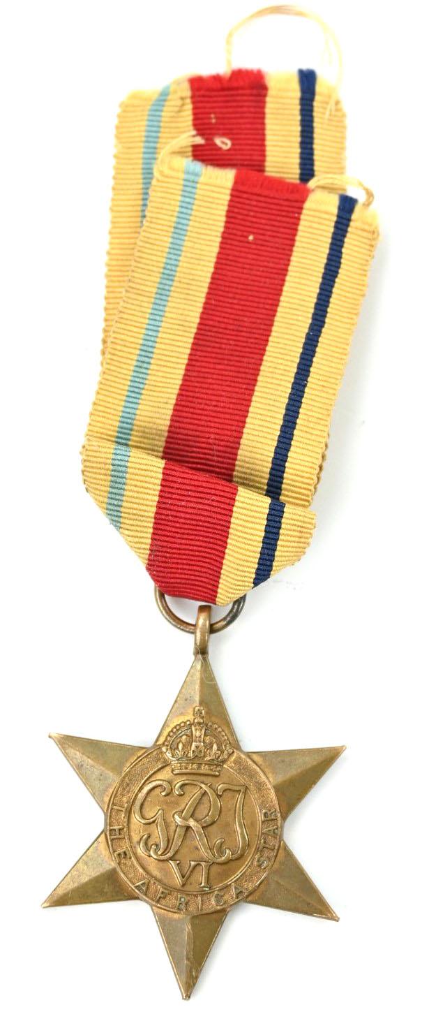 British WW2 Named Africa Star Medal