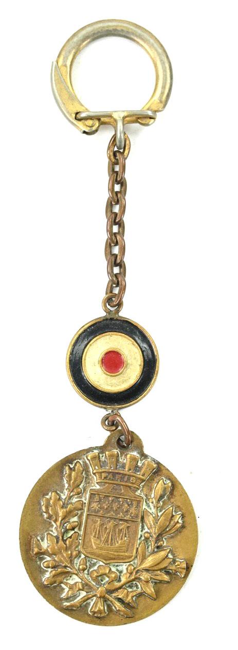 German WH Keychain 'Occupation of Paris 1940'