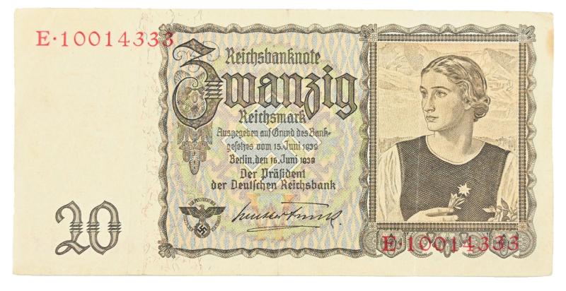 German Third Reich period Banknote