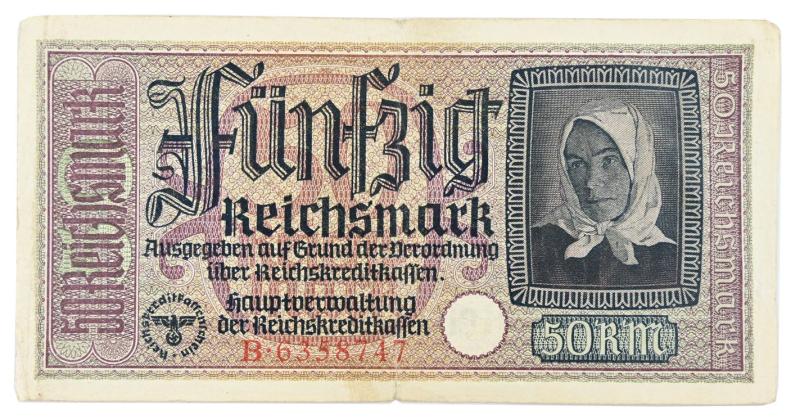 German Third Reich period Banknote
