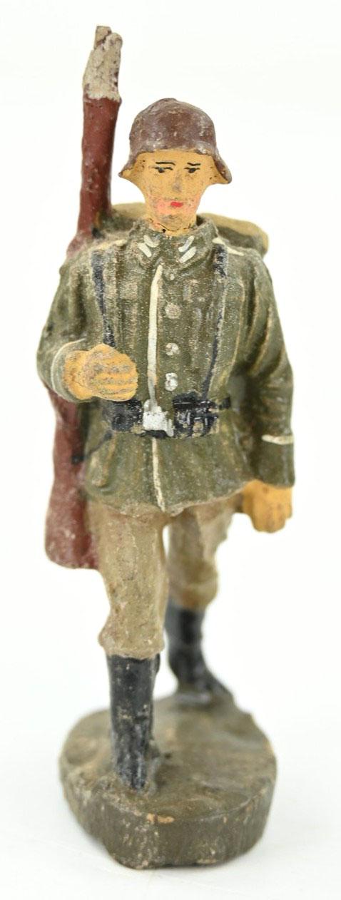 German Elastolin Toy Figure 'Infantry'