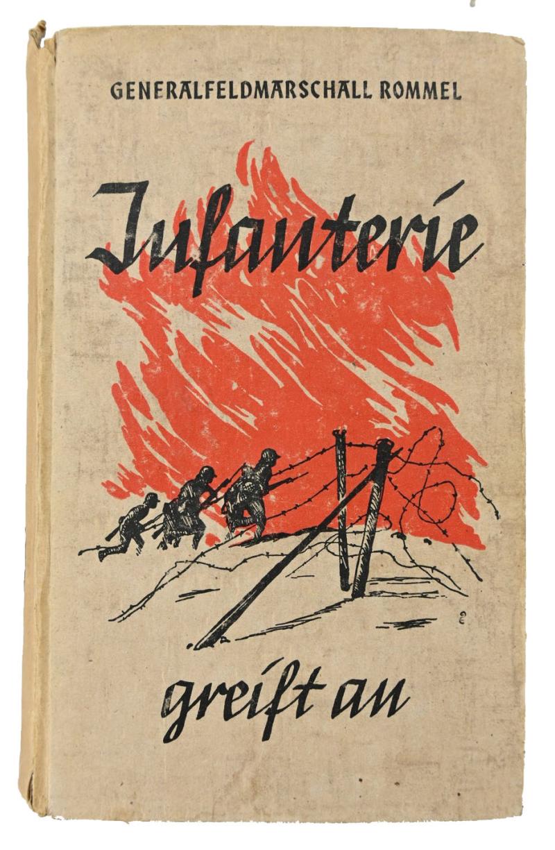 German Book Erwin Rommel 'Infantrie greift an'