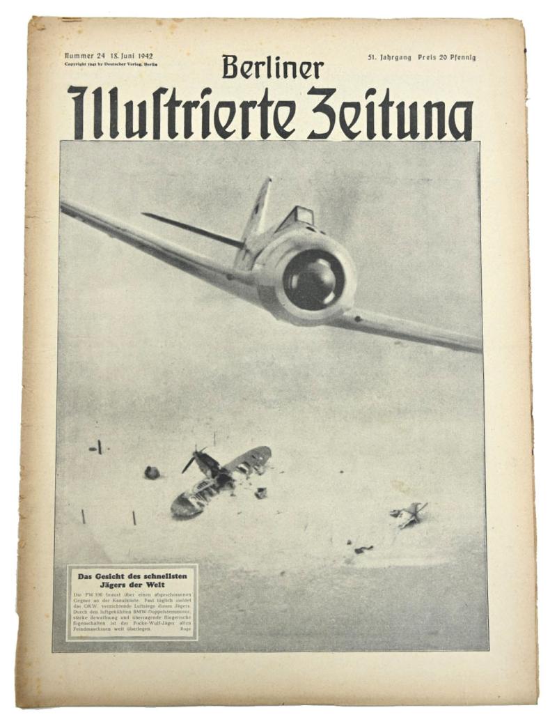 German Berliner Illustrierte Zeitung Newspaper 1942