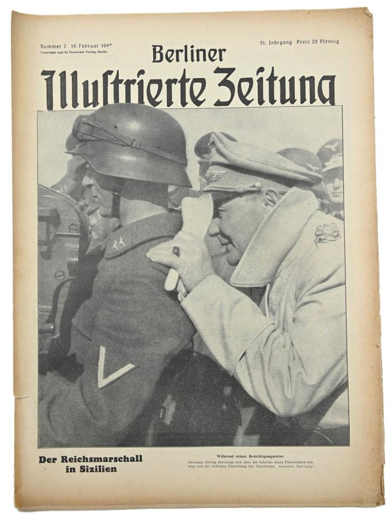 German Berliner Illustrierte Zeitung Newspaper 1942