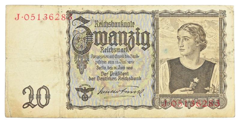 German Third Reich period Banknote