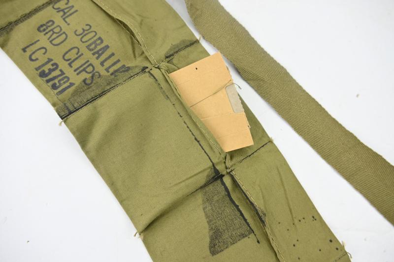 US WW2 M1 Rifle Ammo Bandoleer .30 Cal