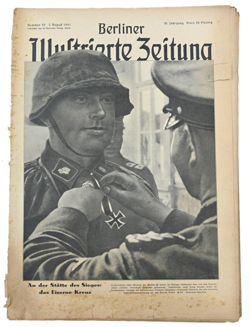 German Berliner Illustrierte Zeitung Newspaper 1941