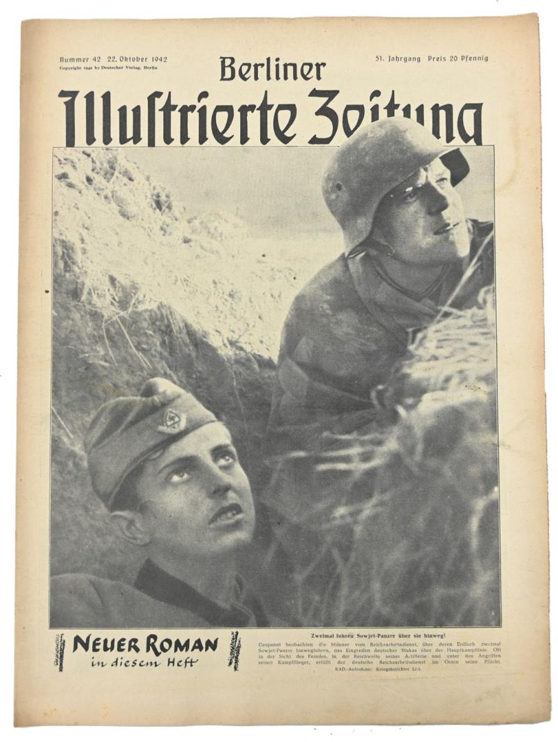 German Berliner Illustrierte Zeitung Newspaper 1942