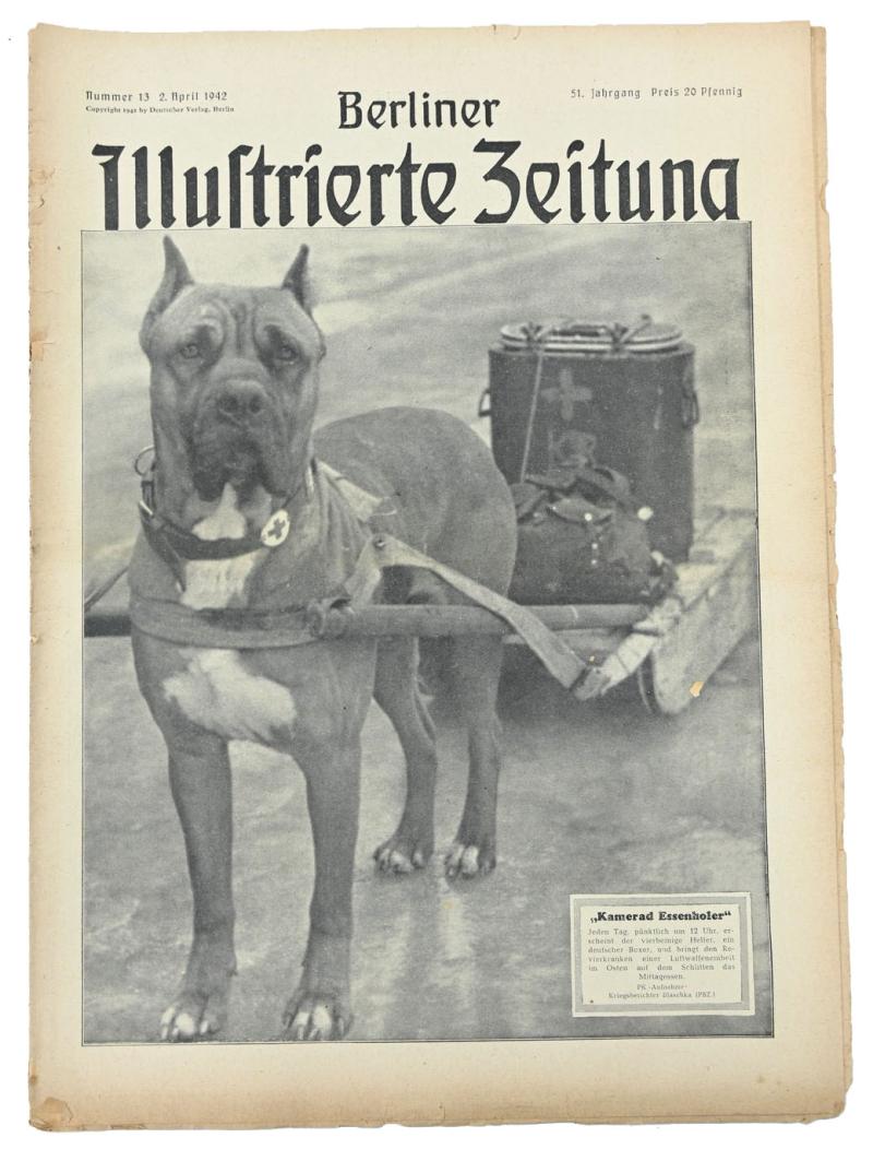 German Berliner Illustrierte Zeitung Newspaper 1942