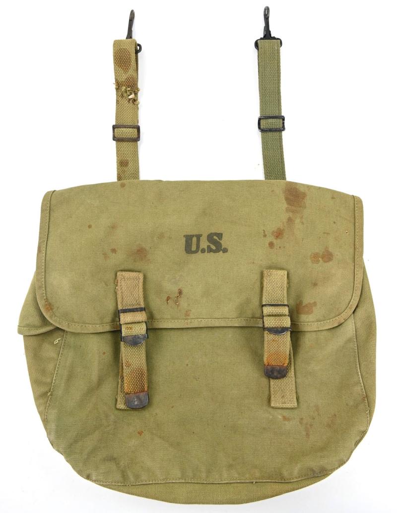 US WW2 Named 4th Armored Division Musset Bag