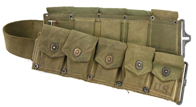 US WW2 M1 Garand Ammo Belt 1944