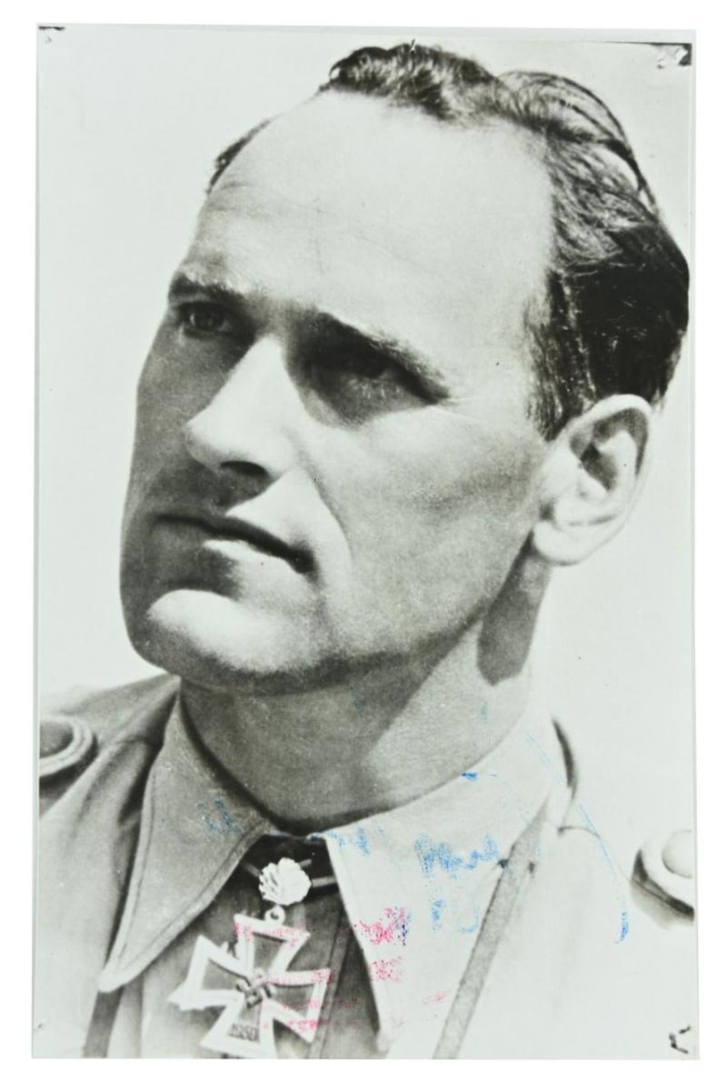 Signature of Luftwaffe KC-OLC Recipient 'Josef Prentl'
