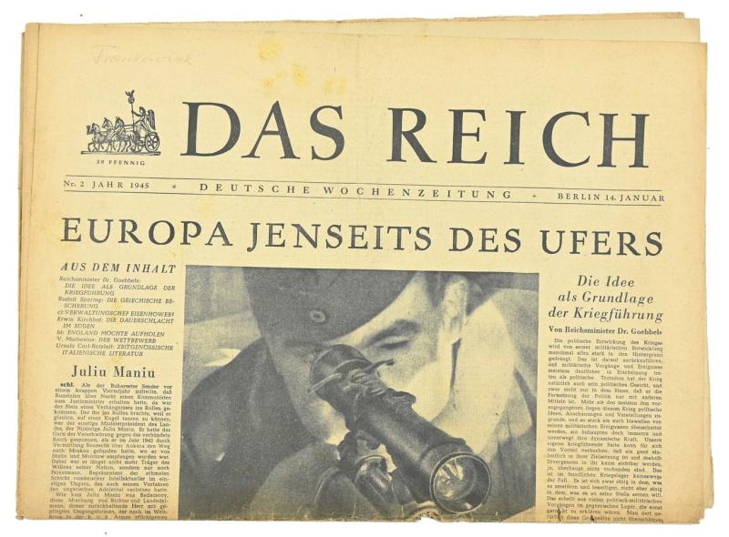 German Newspaper “Das Reich” 14 January 1945