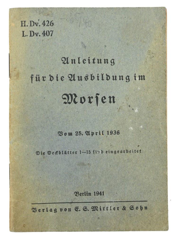 German WH Morse Code Manual