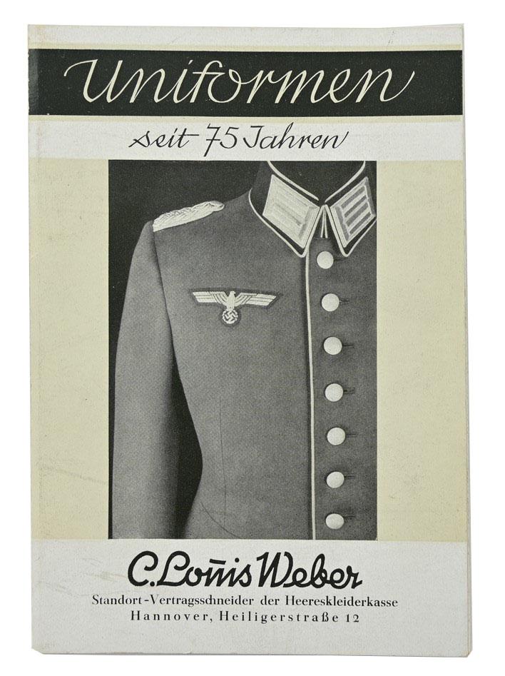 German Third Reich Period Uniform Flyer 'C. Louis Weber'