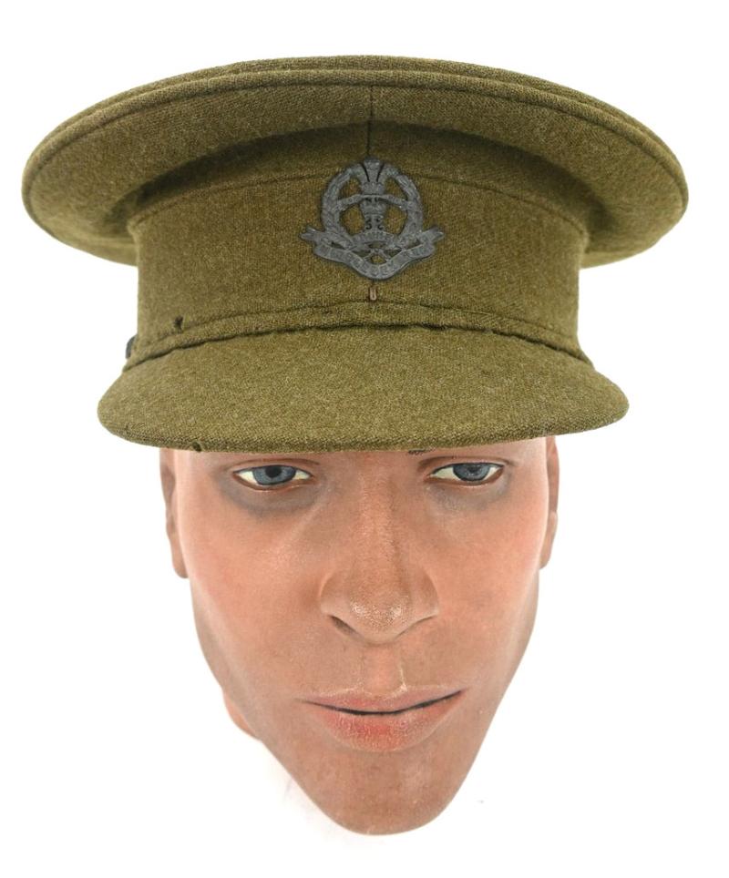 British WW1 Named Officer Cap 'Albuhera Middlesex Regiment'