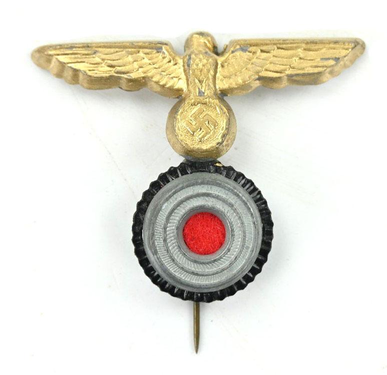 German KM Teller Mutze Cap badge