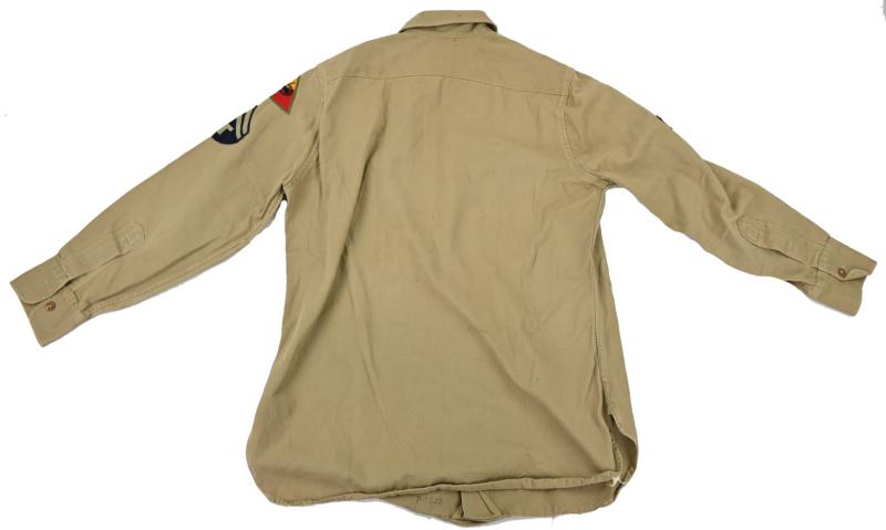 US WW2 Armored Division EM Shirt